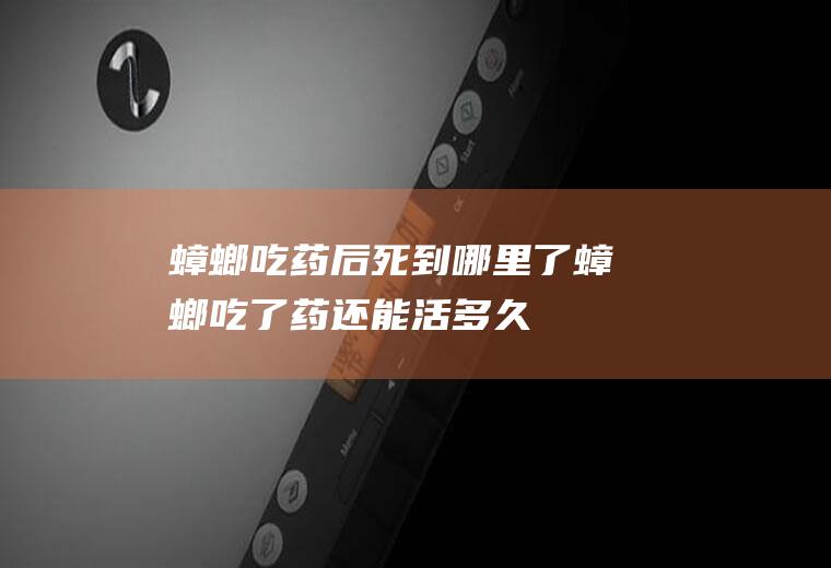 蟑螂吃药后死到哪里了(蟑螂吃了药还能活多久)