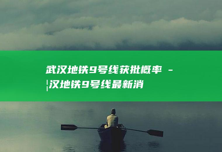武汉地铁9号线获批概率(武汉地铁9号线最新消息)