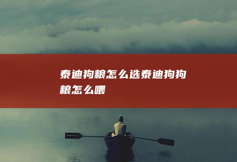 泰迪狗粮怎么选(泰迪狗狗粮怎么喂)