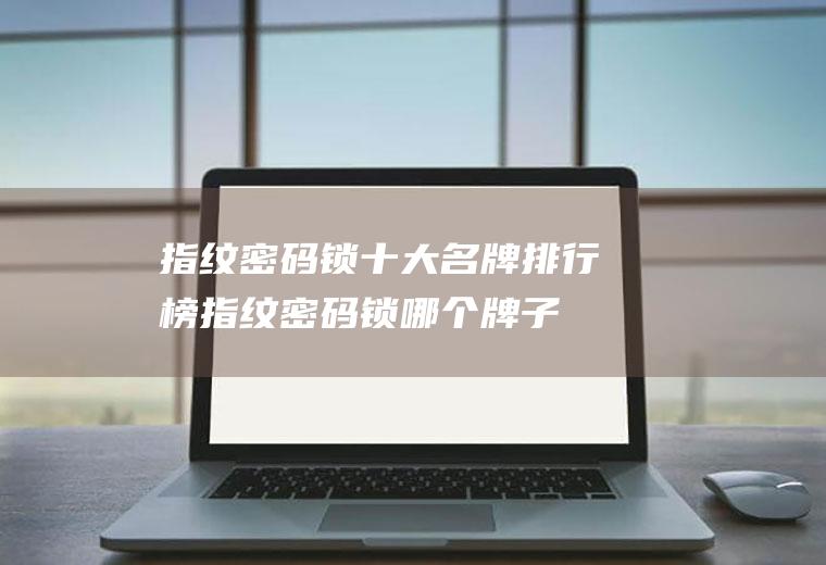 指纹密码锁十大名牌排行榜,指纹密码锁哪个牌子好