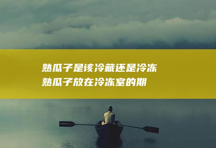 熟瓜子是该冷藏还是冷冻,熟瓜子放在冷冻室的期限