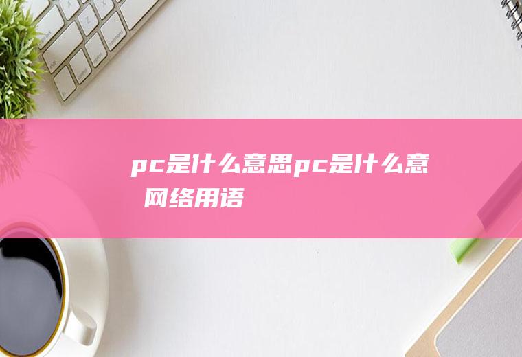 pc是什么意思(pc是什么意思网络用语)