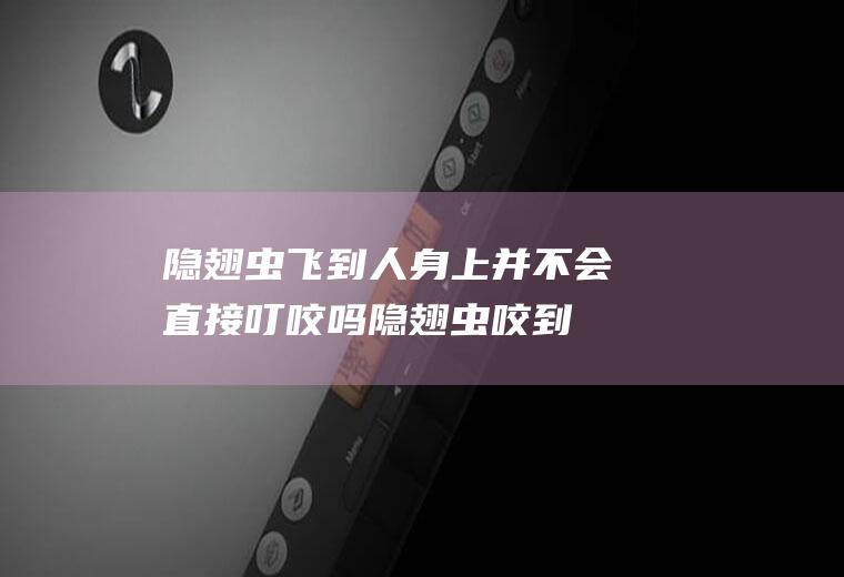 隐翅虫飞到人身上并不会直接叮咬吗(隐翅虫咬到会死吗)
