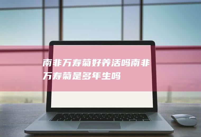 南非万寿菊好养活吗(南非万寿菊是多年生吗)