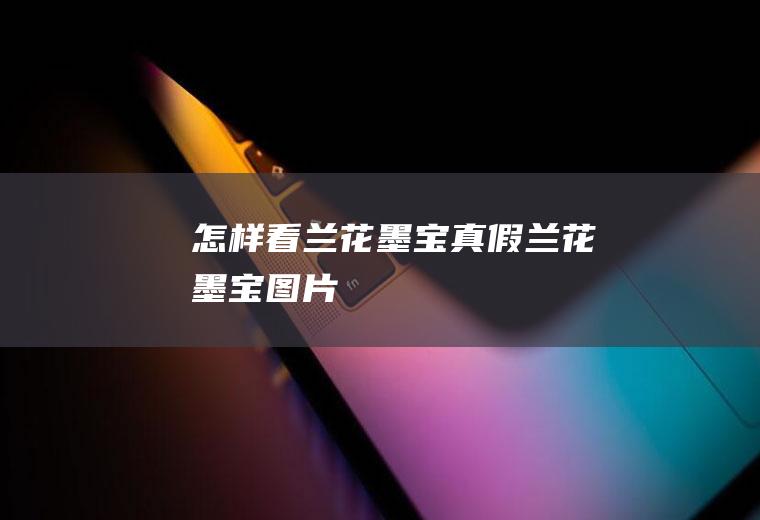 怎样看兰花墨宝真假(兰花墨宝图片)