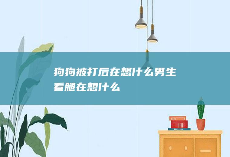 狗狗被打后在想什么(男生看腿在想什么)