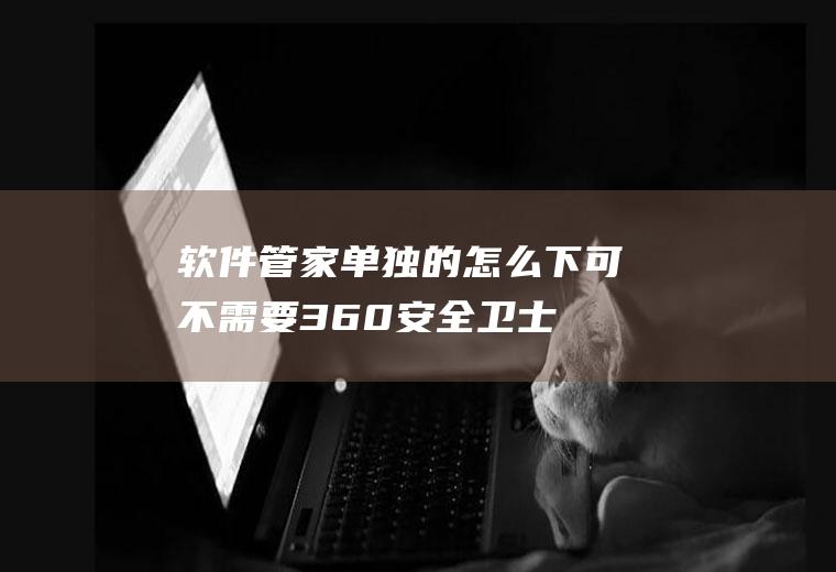 软件管家单独的怎么下(可不需要360安全卫士独立运行)