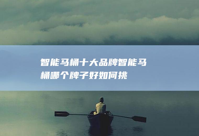 智能马桶十大品牌：智能马桶哪个牌子好,如何挑选？