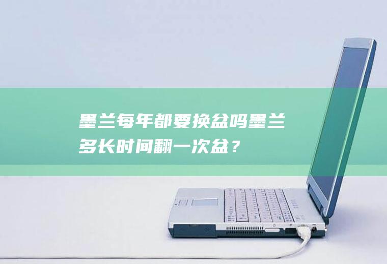墨兰每年都要换盆吗,墨兰多长时间翻一次盆？