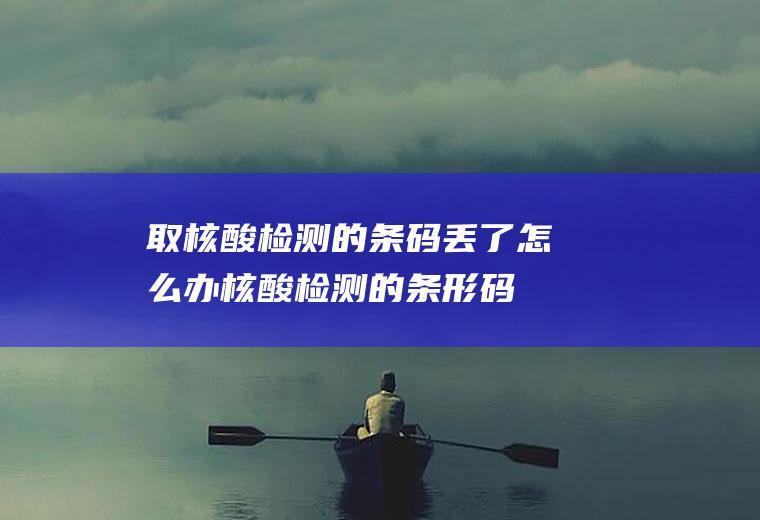 取核酸检测的条码丢了怎么办(核酸检测的条形码丢了怎么打印单子)