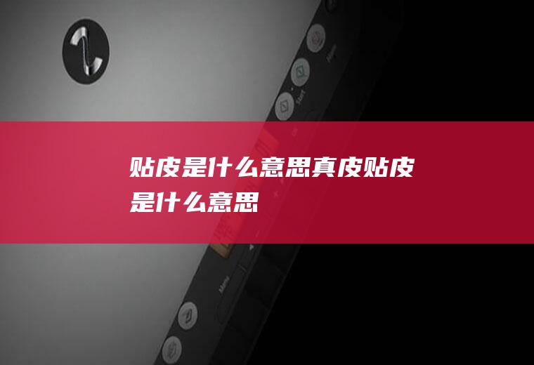 贴皮是什么意思,真皮贴皮是什么意思