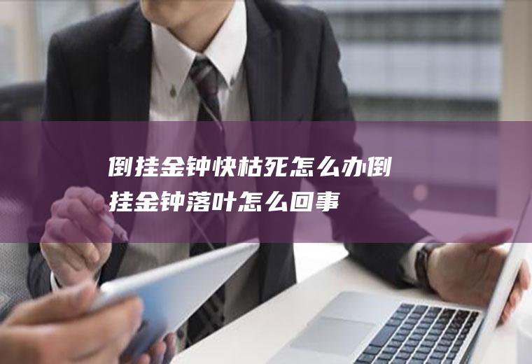 倒挂金钟快枯死怎么办(倒挂金钟落叶怎么回事)