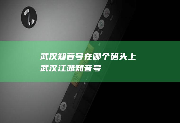 武汉知音号在哪个码头上(武汉江滩知音号)