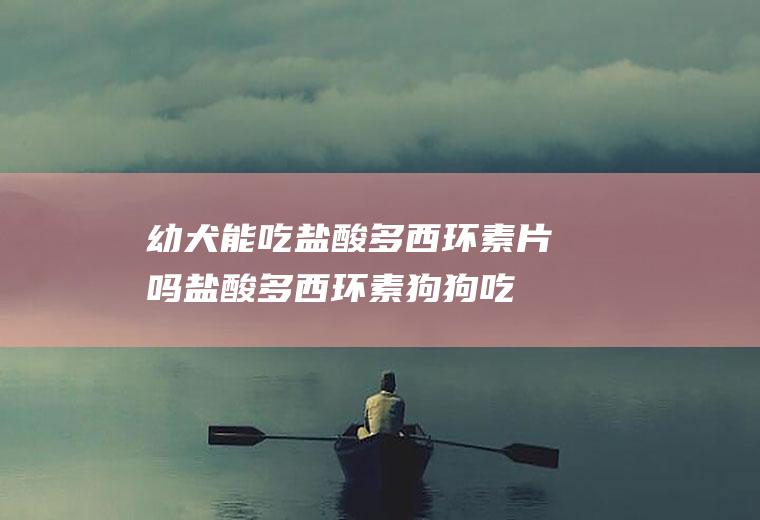 幼犬能吃盐酸多西环素片吗(盐酸多西环素狗狗吃法)