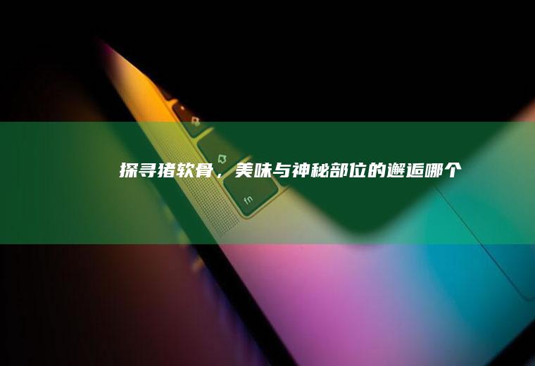 探寻猪软骨，美味与神秘部位的邂逅_哪个