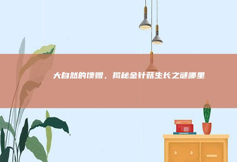大自然的馈赠，揭秘金针菇生长之谜_哪里