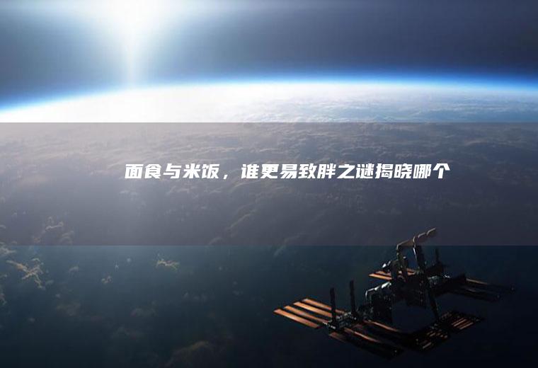 面食与米饭，谁更易致胖之谜揭晓_哪个