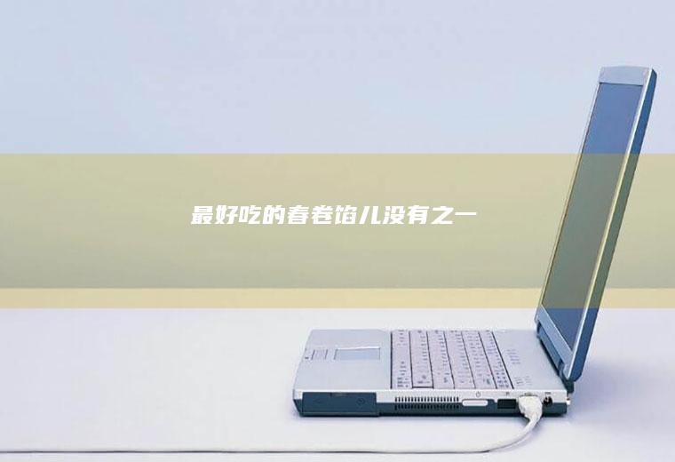 最好吃的春卷馅儿-没有之一