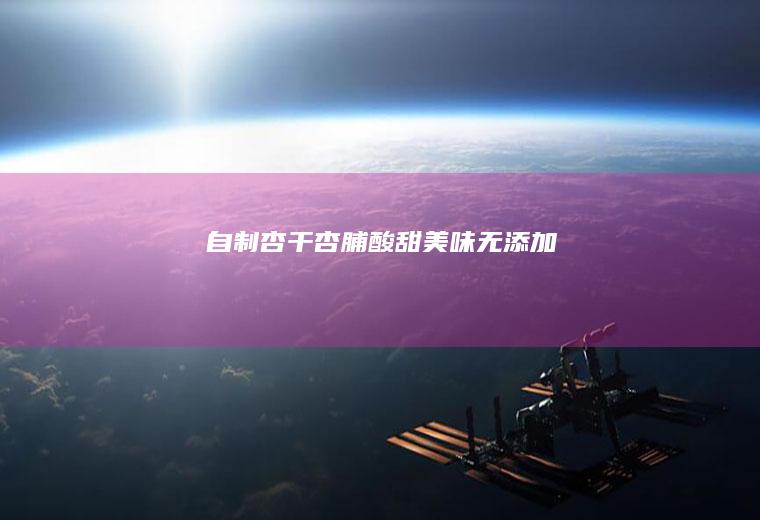 自制杏干杏脯酸甜美味无添加