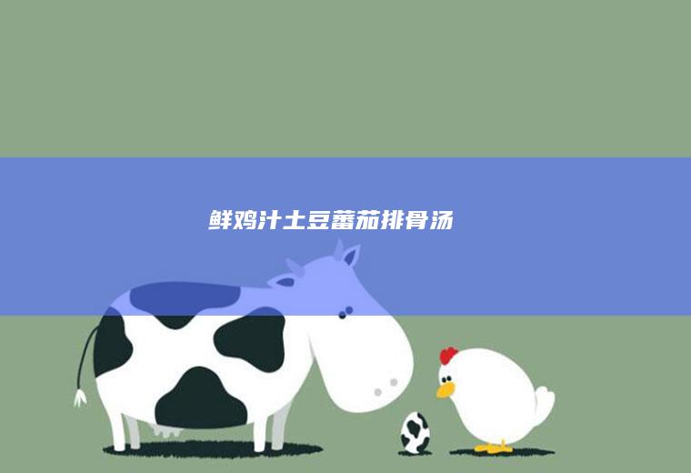 鲜鸡汁土豆蕃茄排骨汤