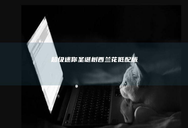 超级迷你圣诞树（西兰花低配版）
