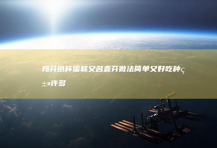 玛芬纸杯蛋糕又名麦芬做法简单又好吃种类许多