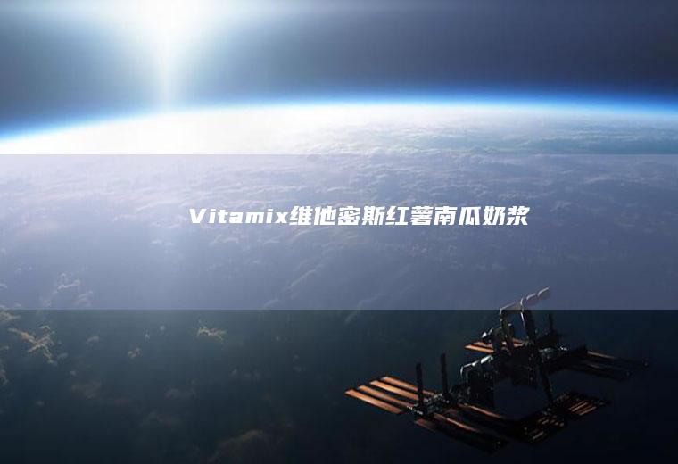 Vitamix维他密斯红薯南瓜奶浆