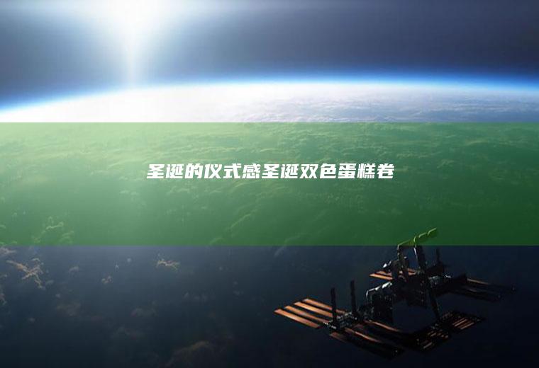 圣诞的仪式感圣诞双色蛋糕卷