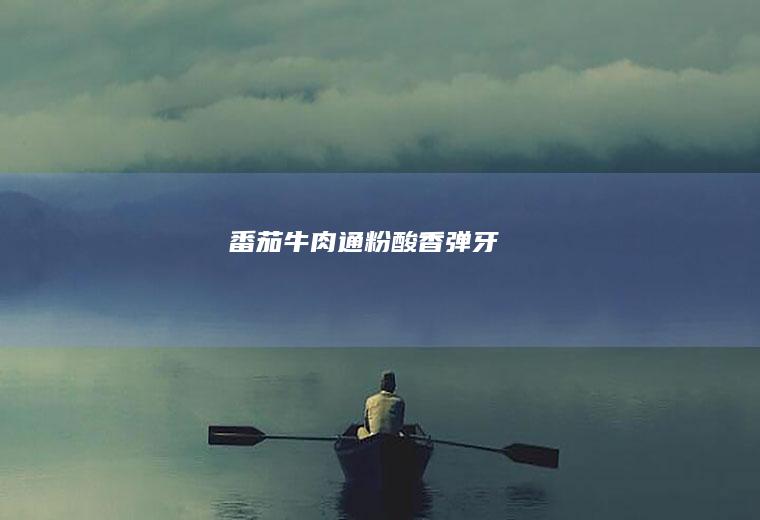 番茄牛肉通粉|酸香弹牙