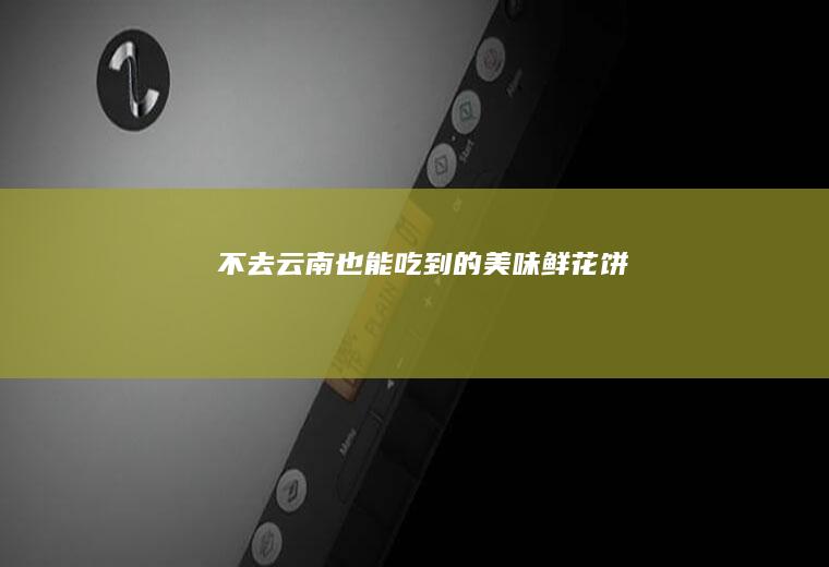 不去云南也能吃到的美味饼
