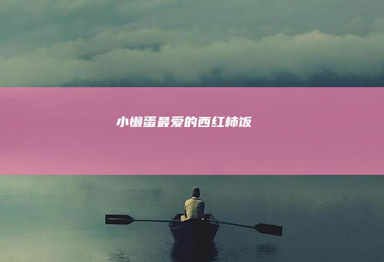 小懒蛋最爱的西红柿饭