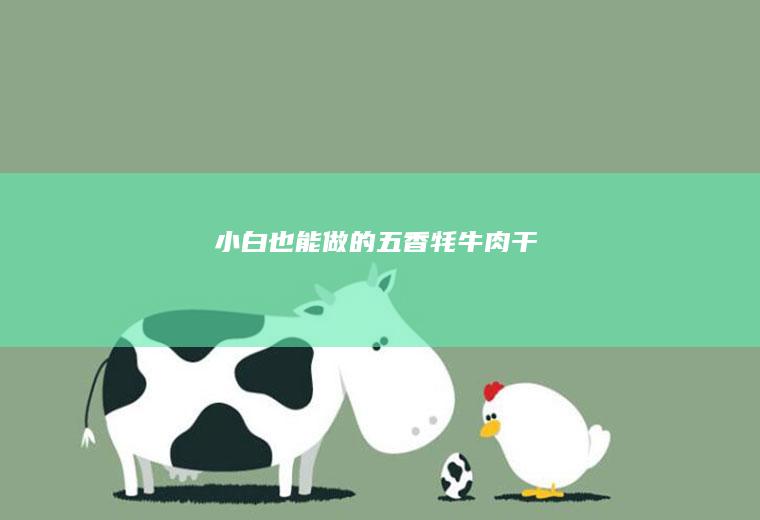 小白也能做的五香牦牛肉干